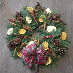 Christmas Door Wreath KITS NATURAL 