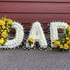 A Traditional Blocked Dad Double pleat Black &amp; Yellow