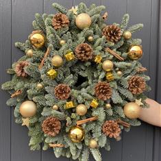 Gold Theme Door Garland