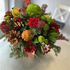 Florist Choice Festive Hat Box Small 