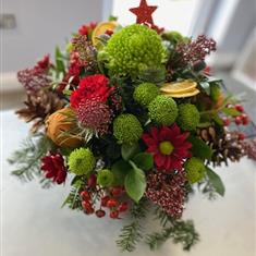 Florist Choice Festive Hat Box Medium 