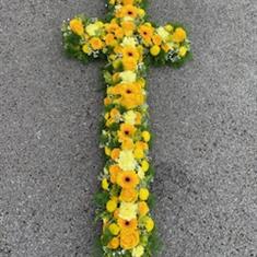 Loose Cross in Yellows