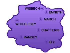 We Cover Fenland, Cambridgeshire. 15 mile radius of March, Cambs